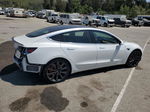 2020 Tesla Model 3  White vin: 5YJ3E1EC9LF624196