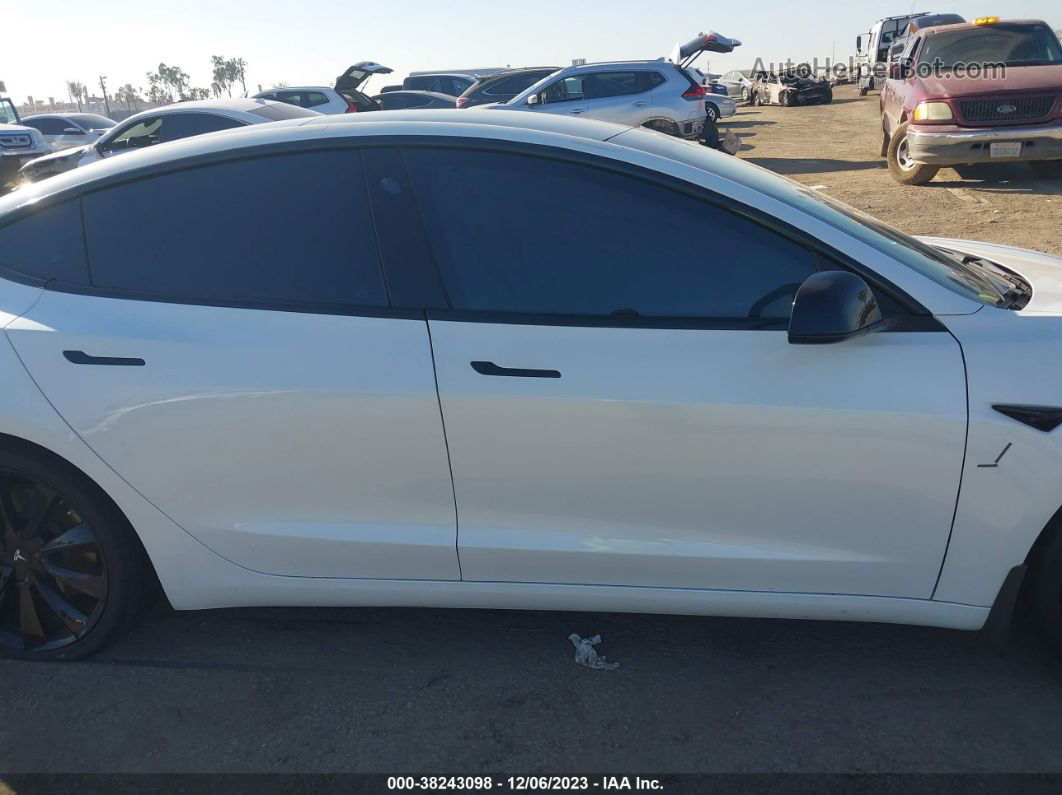 2020 Tesla Model 3 Performance Dual Motor All-wheel Drive White vin: 5YJ3E1EC9LF625137