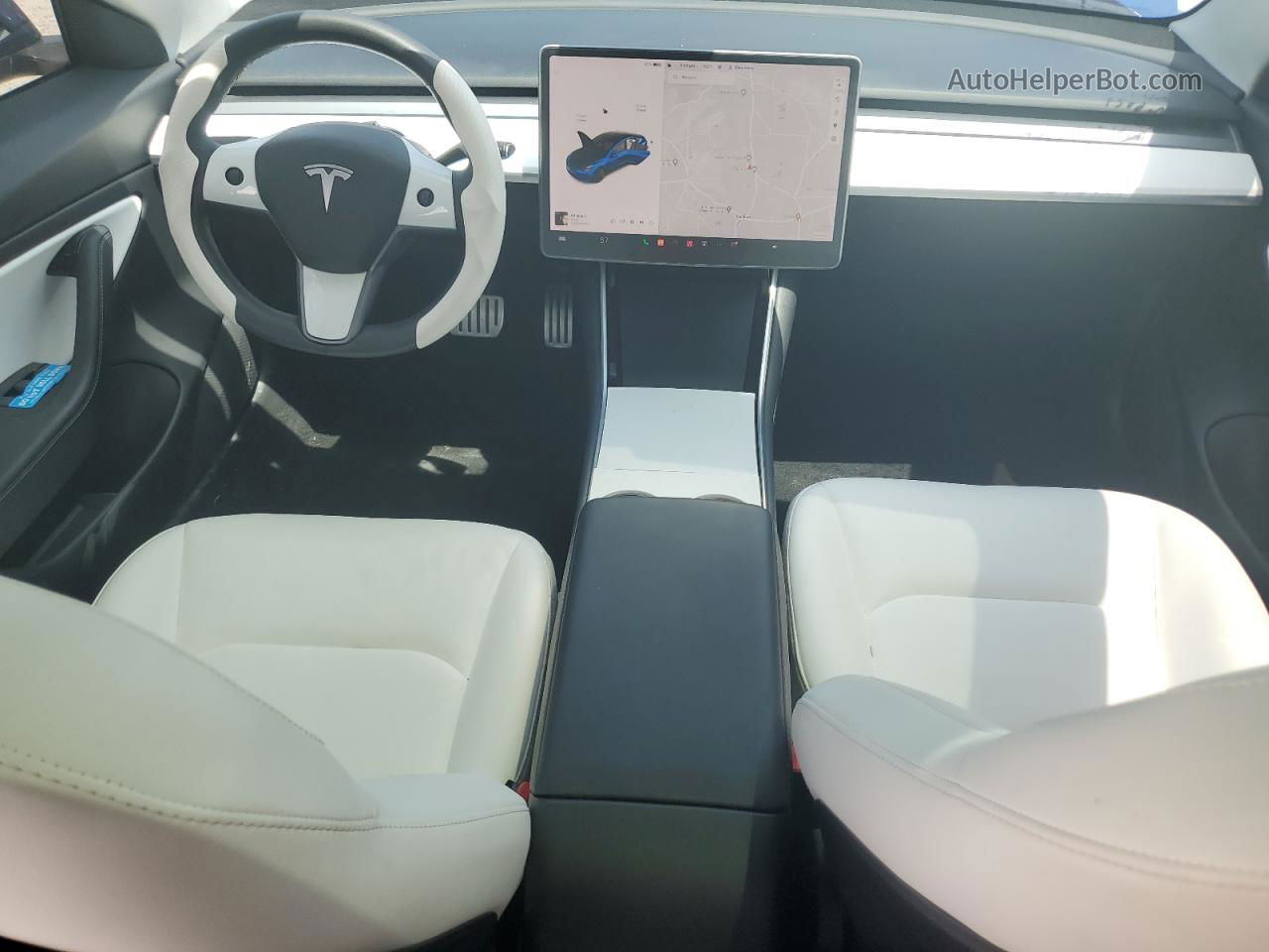 2020 Tesla Model 3  Blue vin: 5YJ3E1ECXLF603535