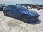 2020 Tesla Model 3  Blue vin: 5YJ3E1ECXLF603535