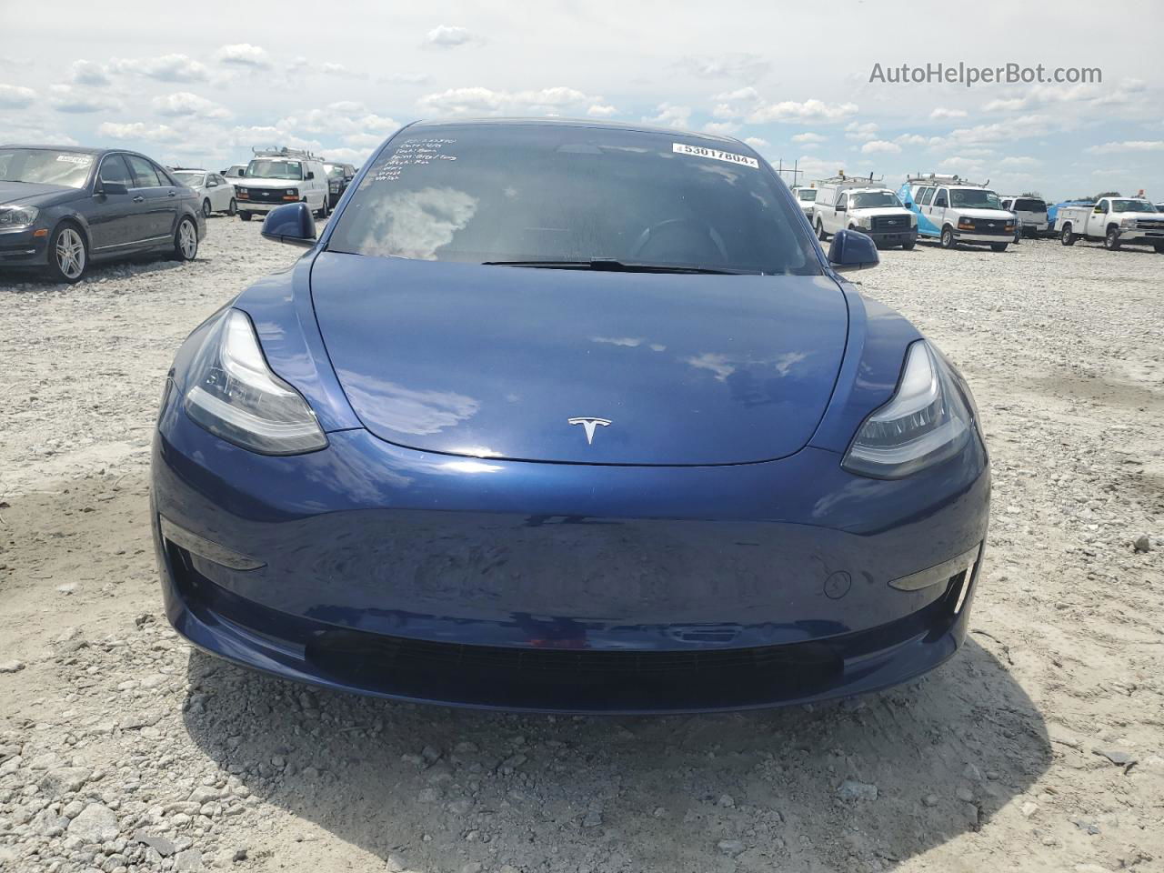 2020 Tesla Model 3  Blue vin: 5YJ3E1ECXLF603535