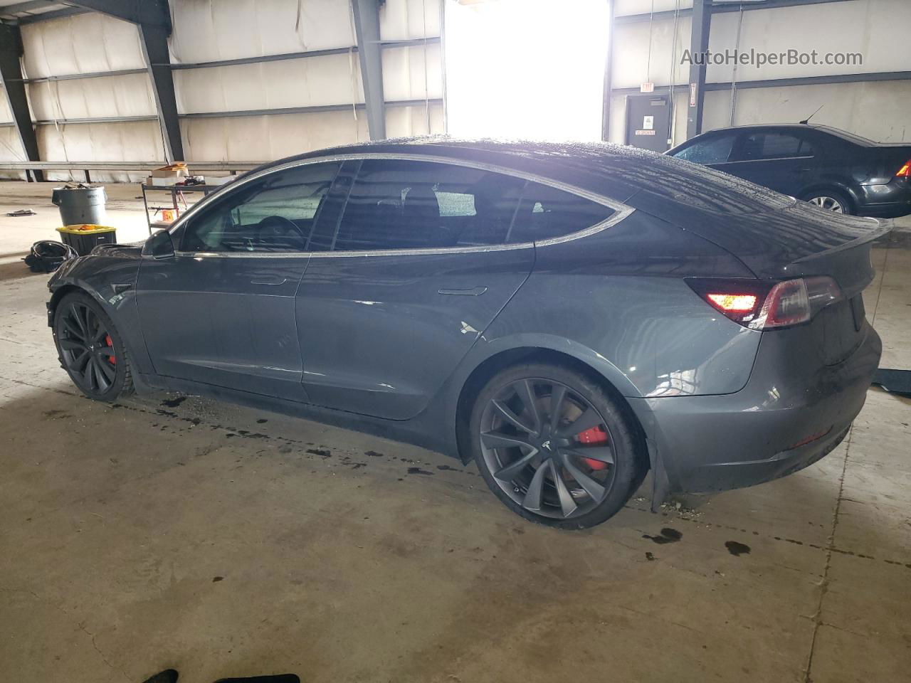 2020 Tesla Model 3  Серый vin: 5YJ3E1ECXLF791697