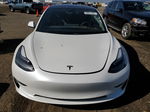 2021 Tesla Model 3  White vin: 5YJ3E1ECXMF015734