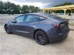 2021 Tesla Model 3  Gray vin: 5YJ3E1ECXMF077070
