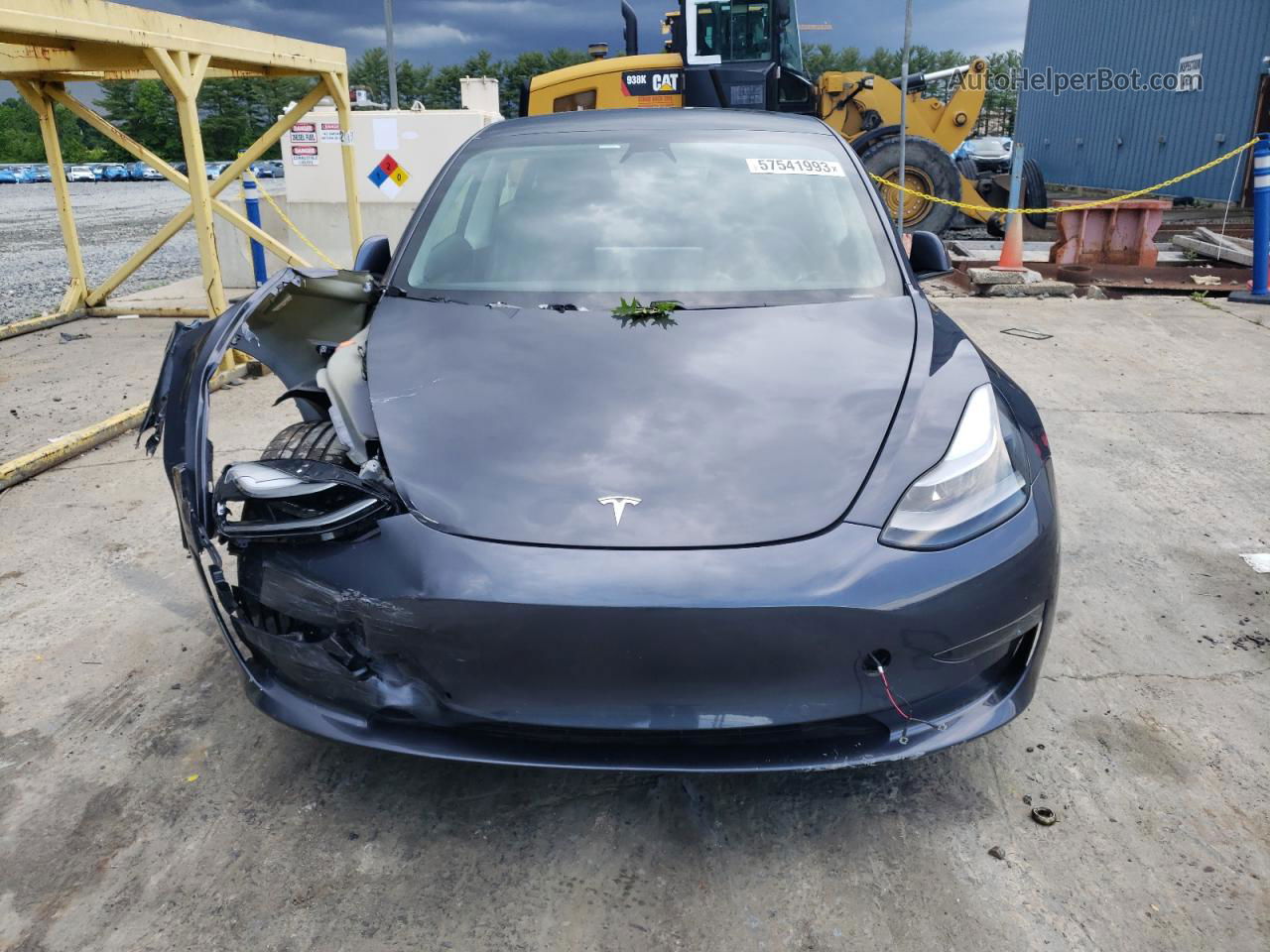 2021 Tesla Model 3  Gray vin: 5YJ3E1ECXMF077070