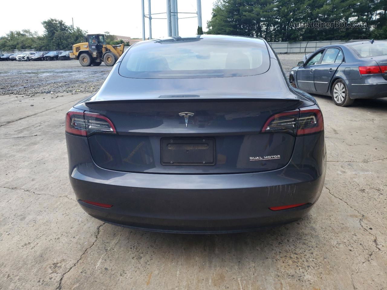 2021 Tesla Model 3  Gray vin: 5YJ3E1ECXMF077070