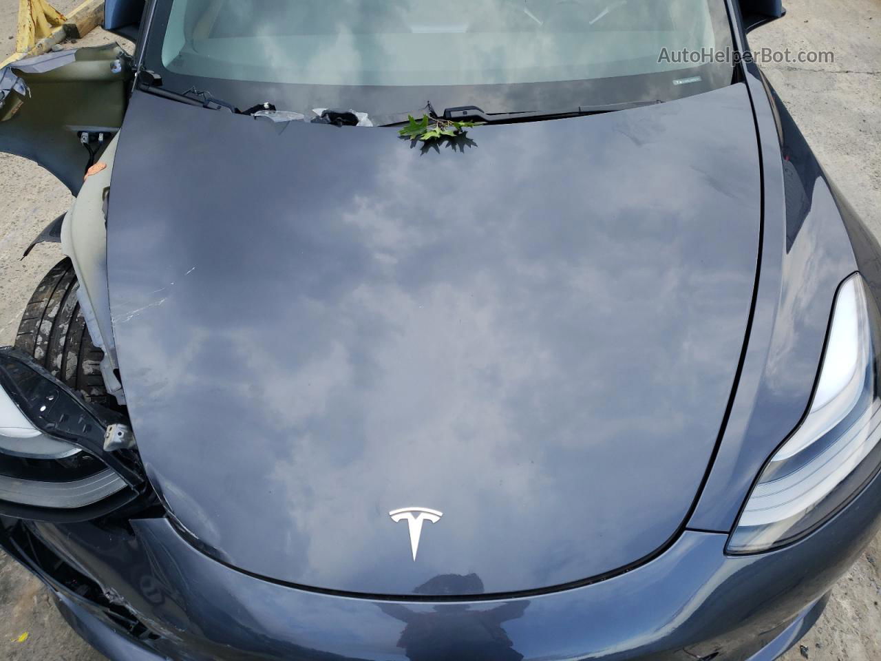 2021 Tesla Model 3  Gray vin: 5YJ3E1ECXMF077070