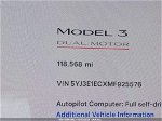 2021 Tesla Model 3 Performance Dual Motor All-wheel Drive Белый vin: 5YJ3E1ECXMF925576