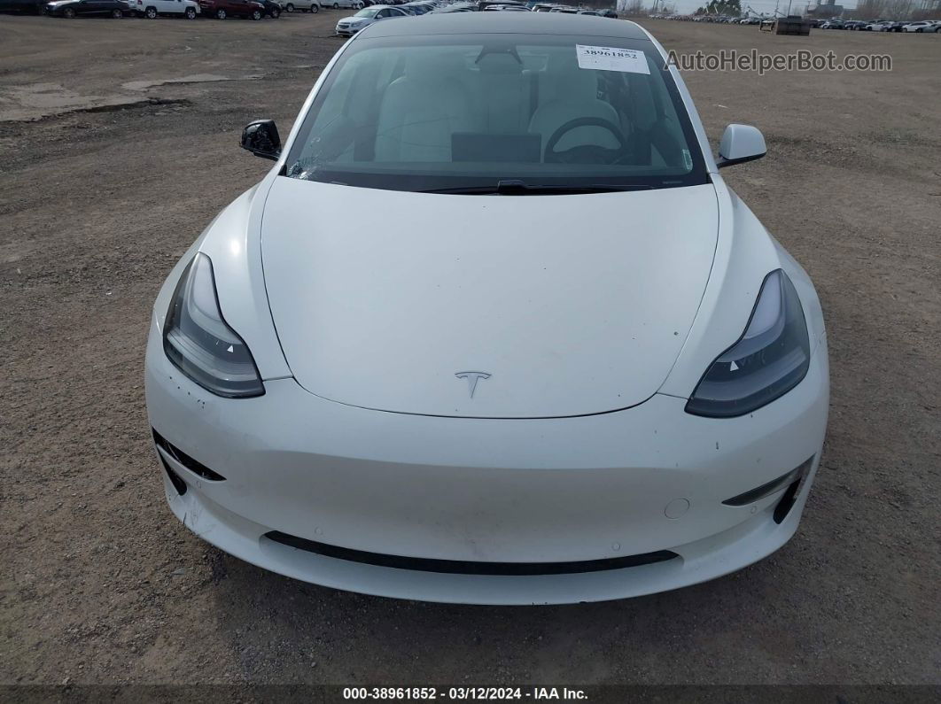 2021 Tesla Model 3 Performance Dual Motor All-wheel Drive White vin: 5YJ3E1ECXMF925576