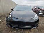 2022 Tesla Model 3  Black vin: 5YJ3E1ECXNF263936