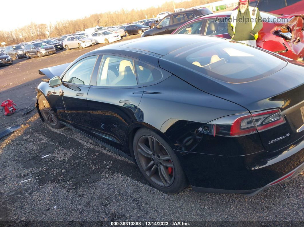 2013 Tesla Model S   Black vin: 5YJSA1AC1DFP10519