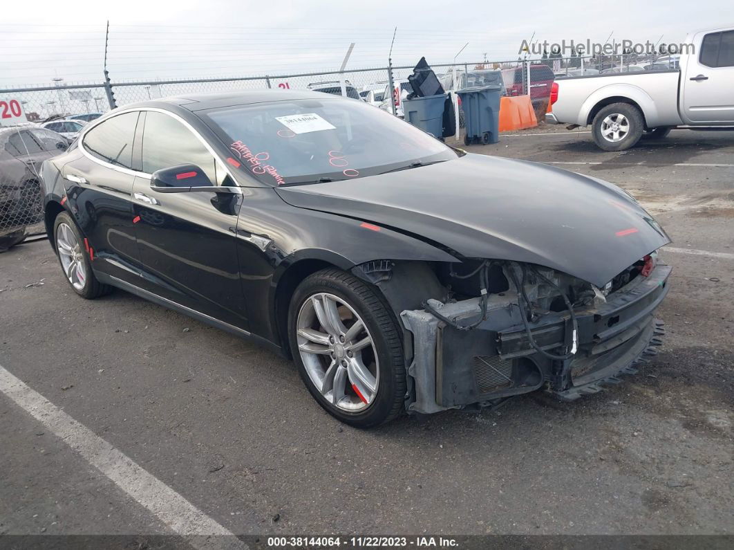 2013 Tesla Model S Black vin: 5YJSA1AC2DFP10139