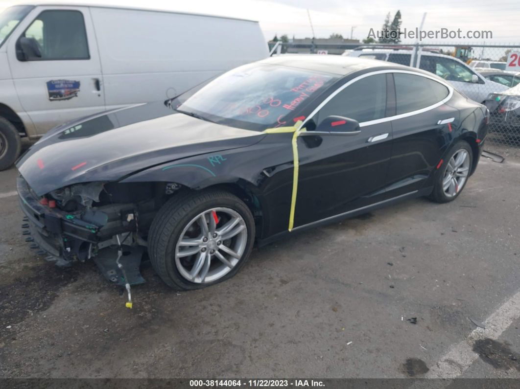 2013 Tesla Model S Black vin: 5YJSA1AC2DFP10139