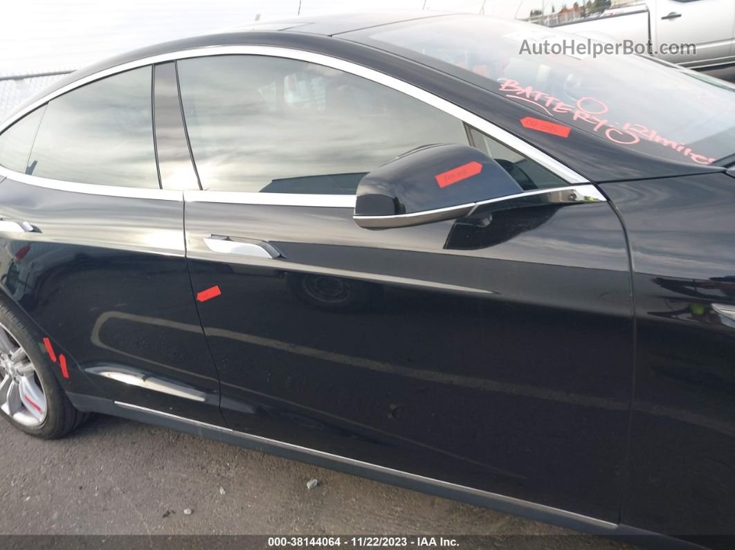 2013 Tesla Model S Black vin: 5YJSA1AC2DFP10139