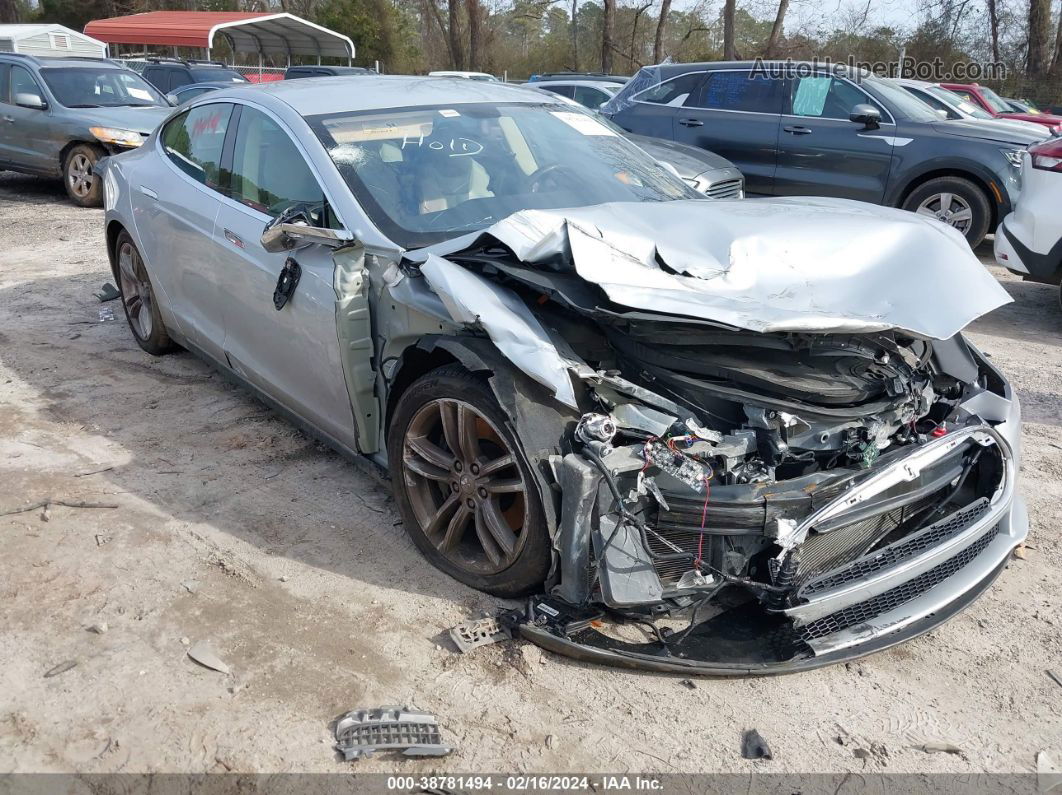 2013 Tesla Model S Silver vin: 5YJSA1AC8DFP10226