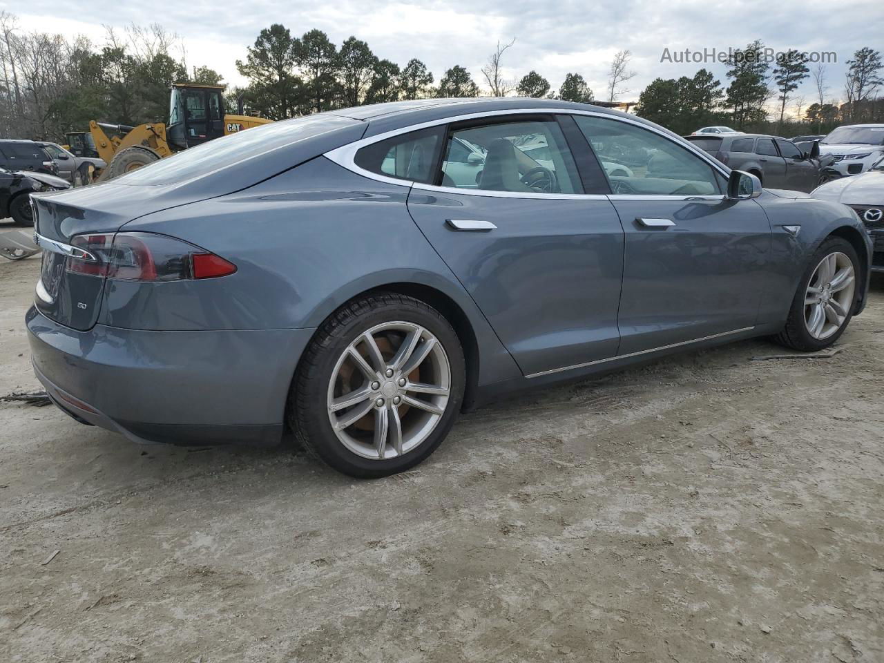 2013 Tesla Model S  Gray vin: 5YJSA1AG1DFP11415