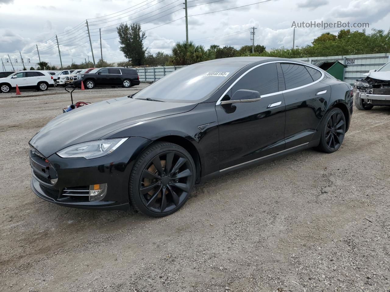 2013 Tesla Model S  Black vin: 5YJSA1AG3DFP07494