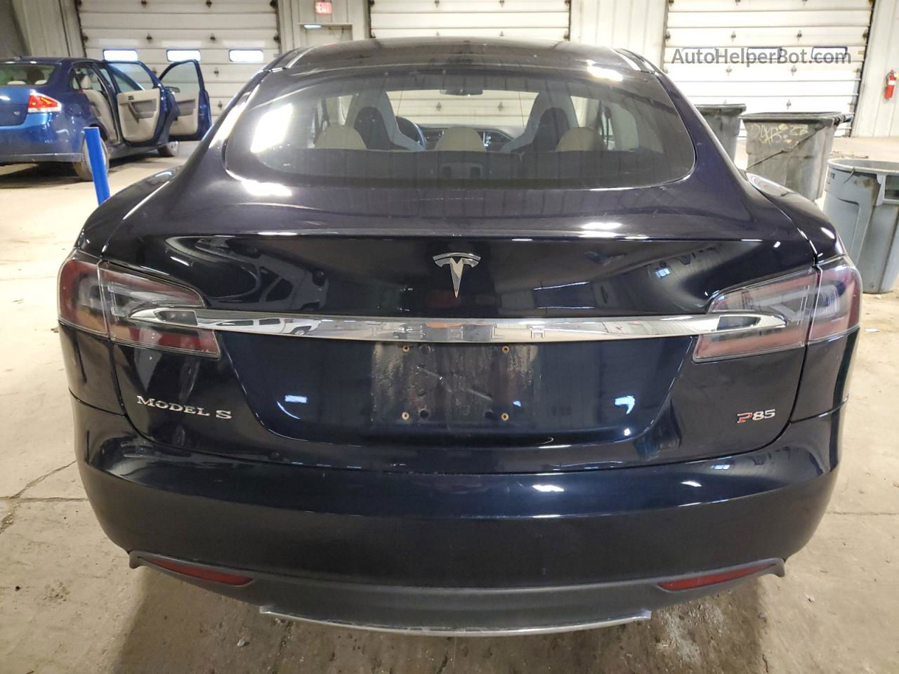 2013 Tesla Model S  Blue vin: 5YJSA1AG3DFP09455