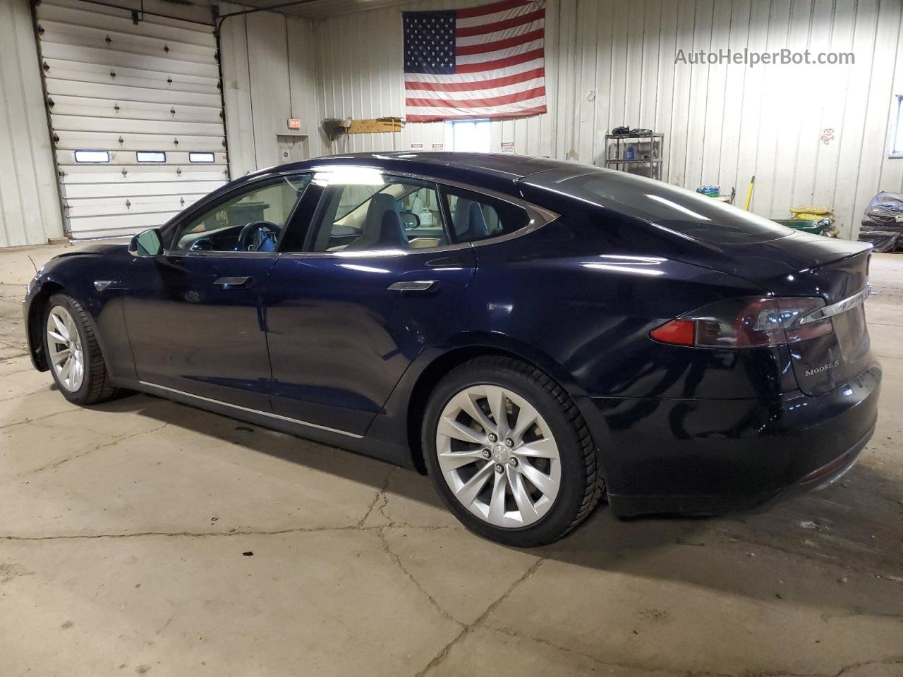 2013 Tesla Model S  Blue vin: 5YJSA1AG3DFP09455