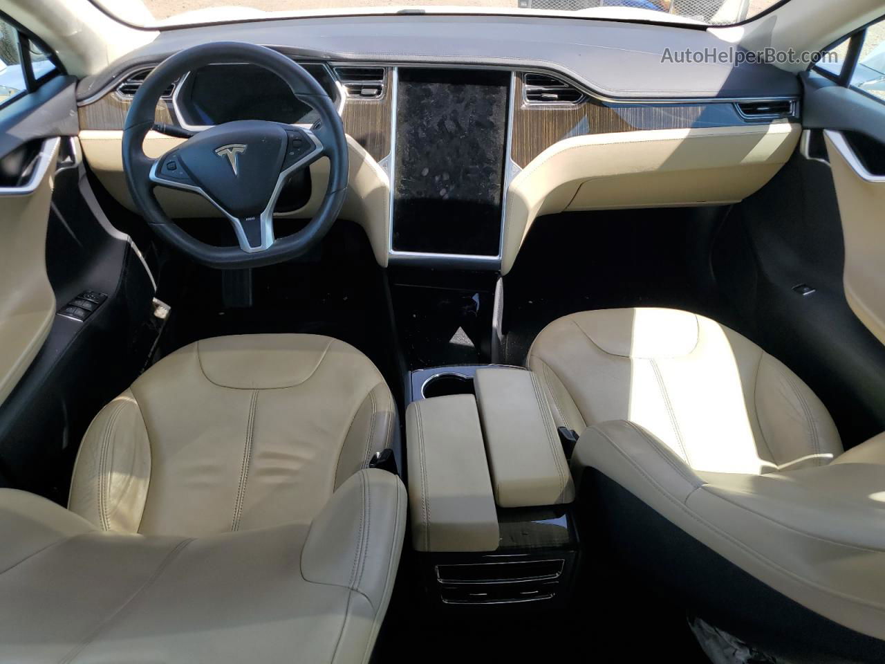 2013 Tesla Model S  White vin: 5YJSA1AG9DFP08259