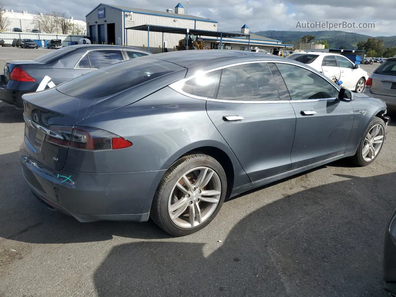 2013 Tesla Model S  Gray vin: 5YJSA1AGXDFP11378