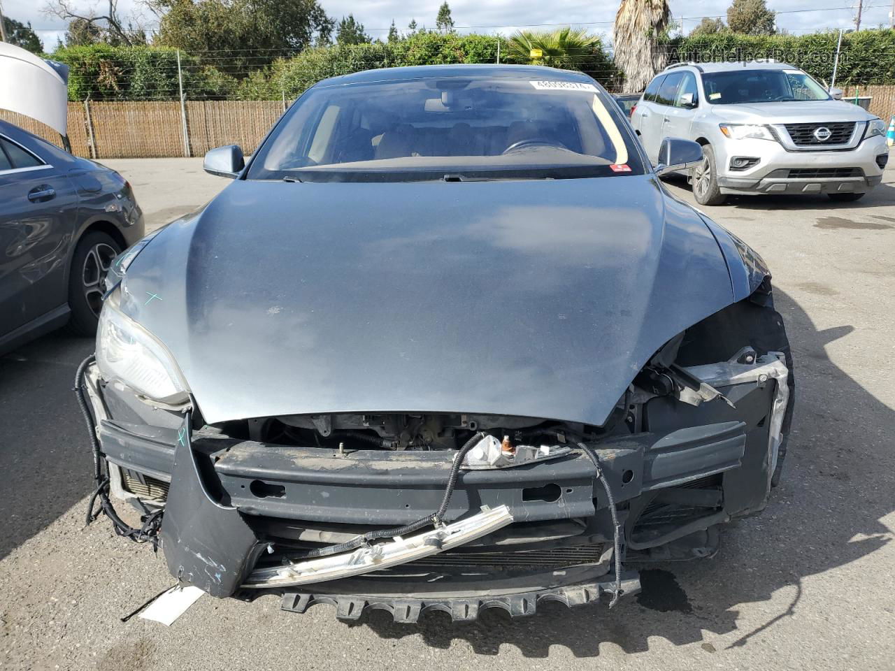 2013 Tesla Model S  Gray vin: 5YJSA1AGXDFP11378