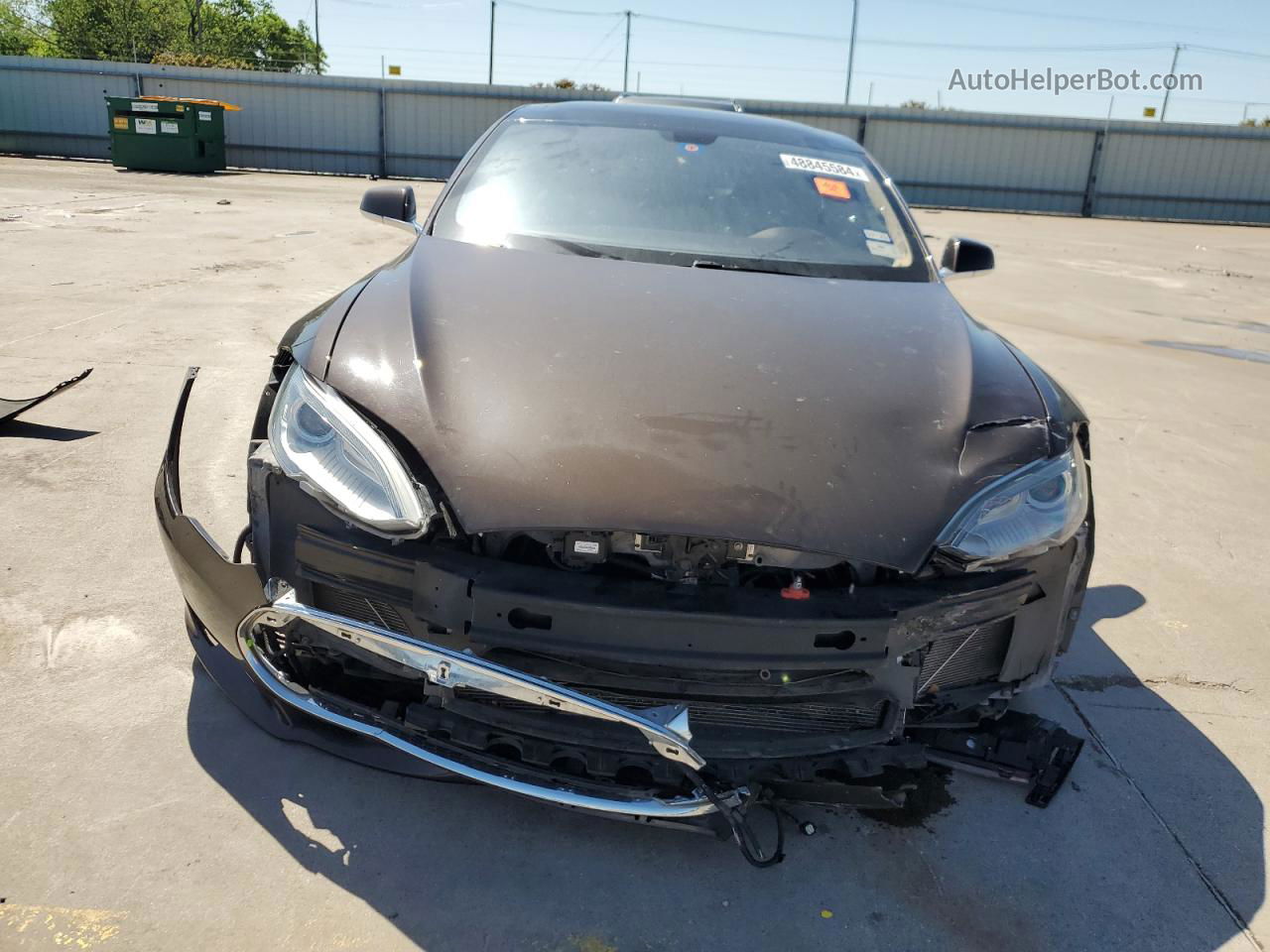 2013 Tesla Model S  Brown vin: 5YJSA1BC8DFP10144