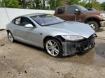 2013 Tesla Model S  Silver vin: 5YJSA1BG7DFP11191