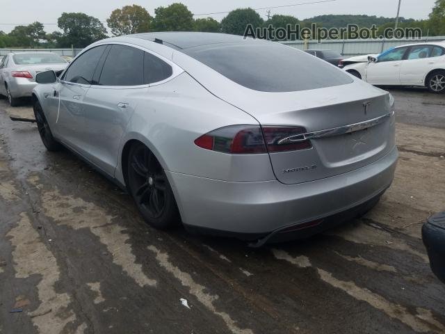 2013 Tesla Model S  Silver vin: 5YJSA1CG0DFP04873