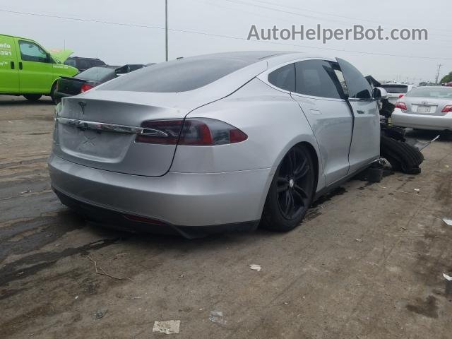 2013 Tesla Model S  Silver vin: 5YJSA1CG0DFP04873