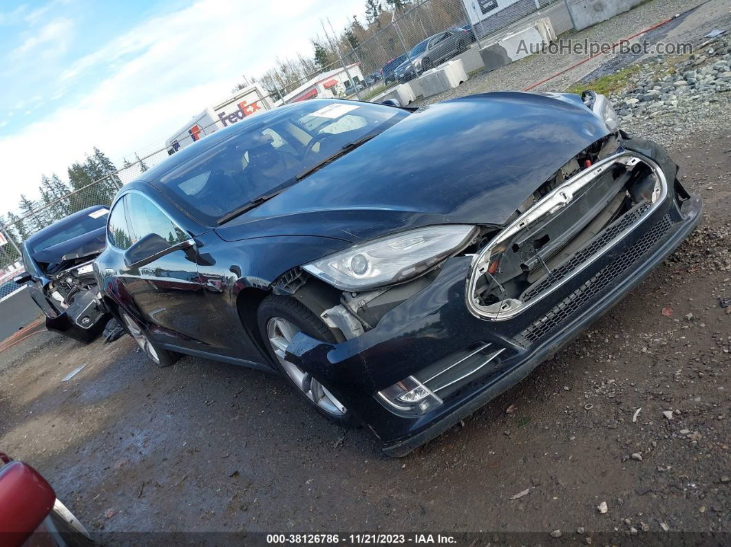 2013 Tesla Model S Black vin: 5YJSA1CG1DFP04915