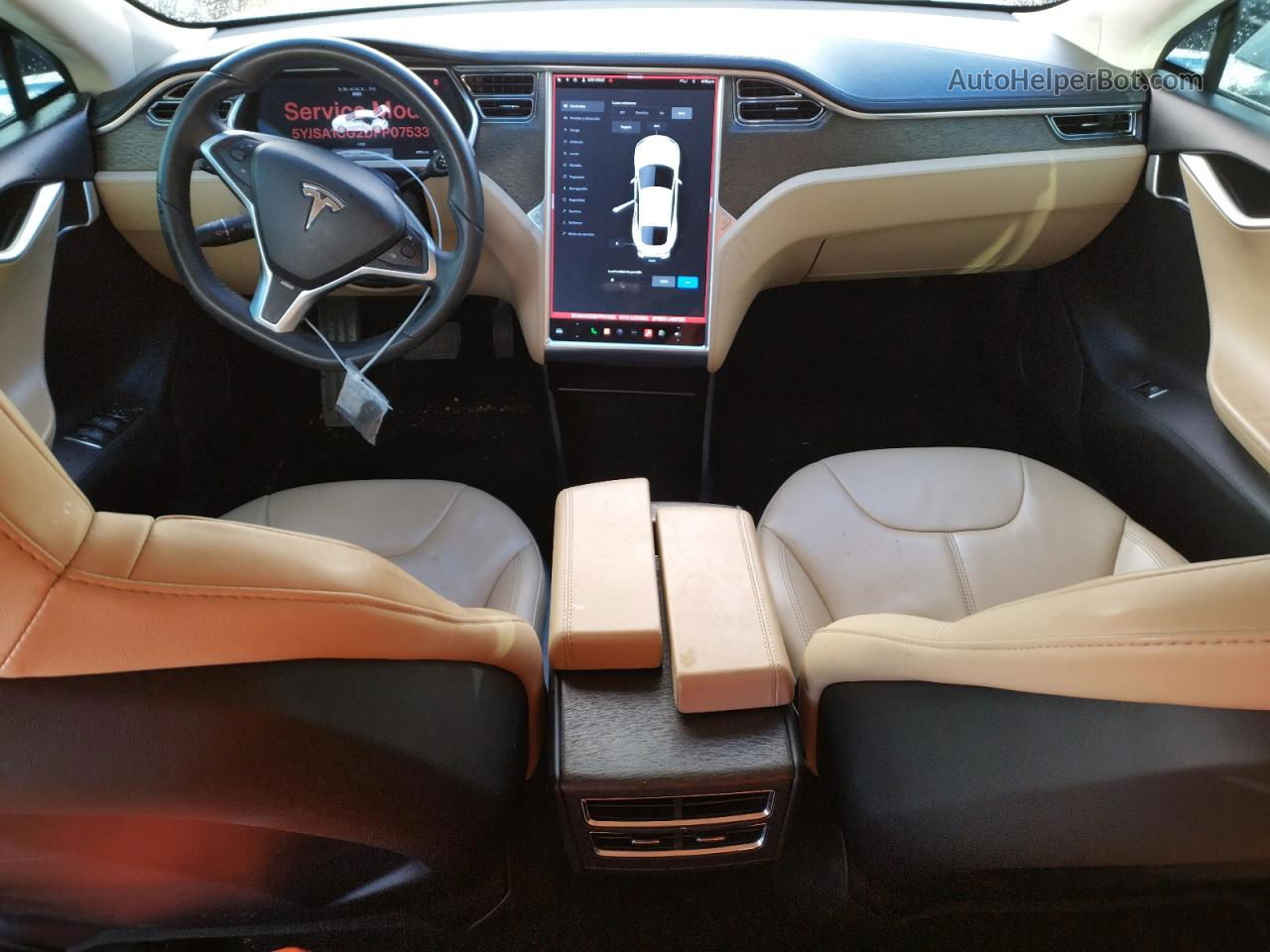 2013 Tesla Model S  Серебряный vin: 5YJSA1CG2DFP07533