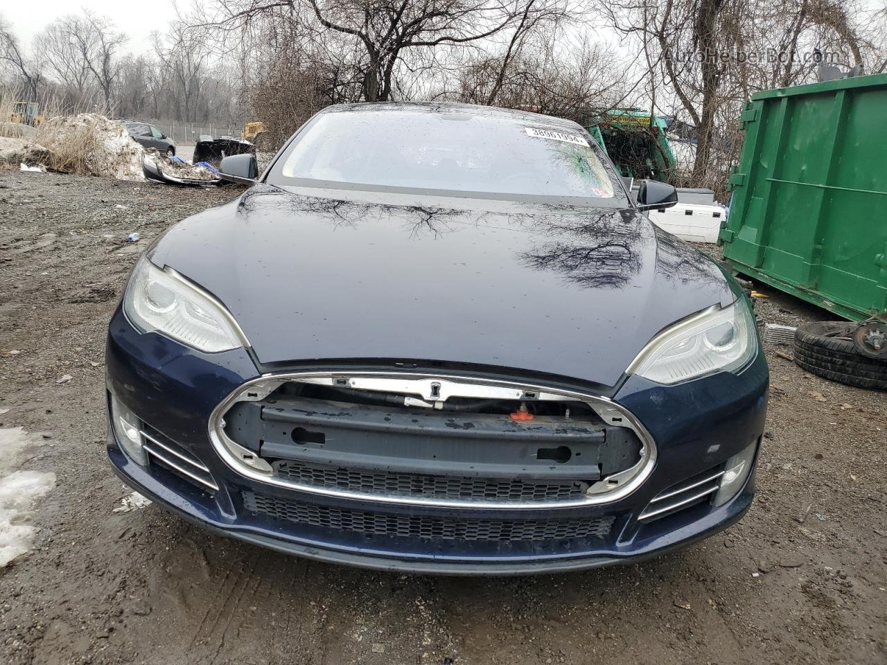 2013 Tesla Model S  Blue vin: 5YJSA1CG4DFP03726