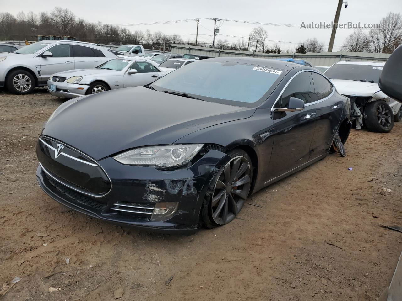 2013 Tesla Model S  Blue vin: 5YJSA1CG4DFP09221