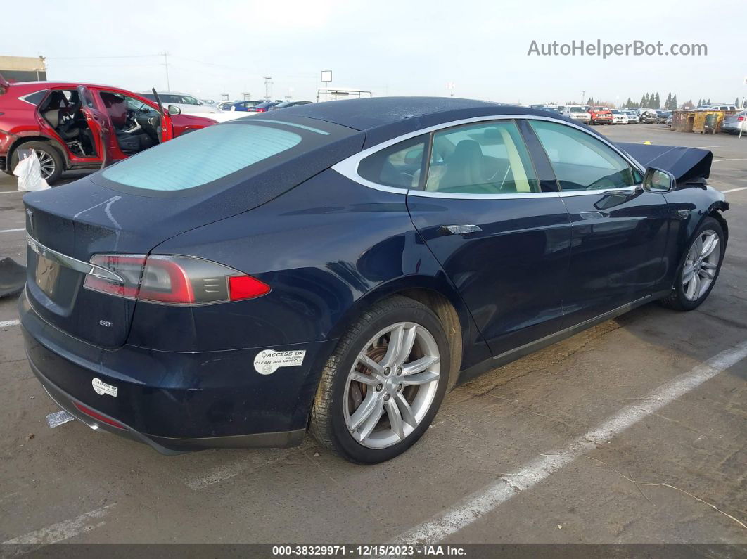 2013 Tesla Model S Blue vin: 5YJSA1CG4DFP27752