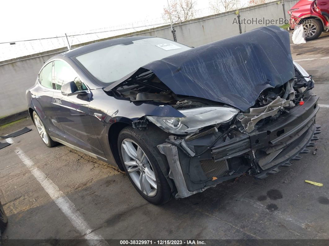 2013 Tesla Model S Blue vin: 5YJSA1CG4DFP27752