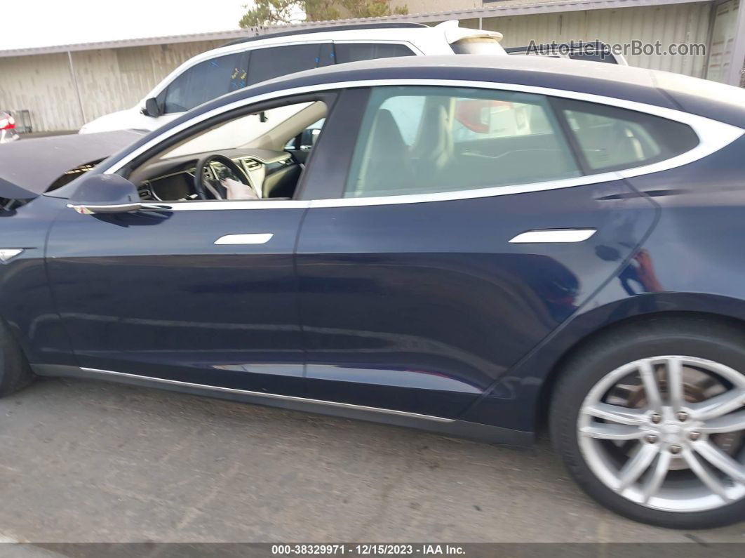 2013 Tesla Model S Blue vin: 5YJSA1CG4DFP27752