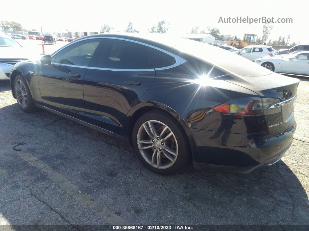 2013 Tesla Model S Dark Blue vin: 5YJSA1CG5DFP21930