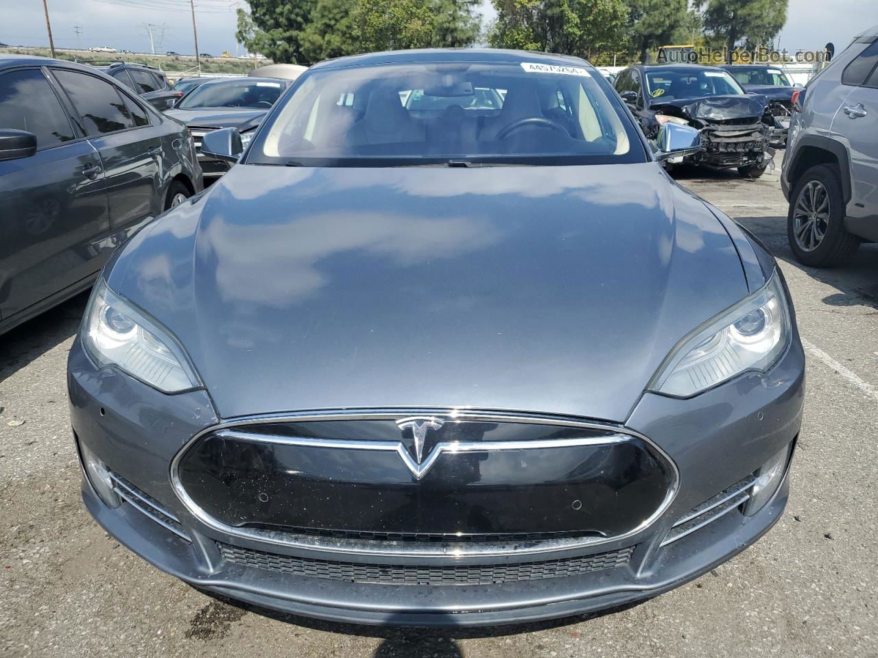 2013 Tesla Model S  Gray vin: 5YJSA1CG6DFP21130