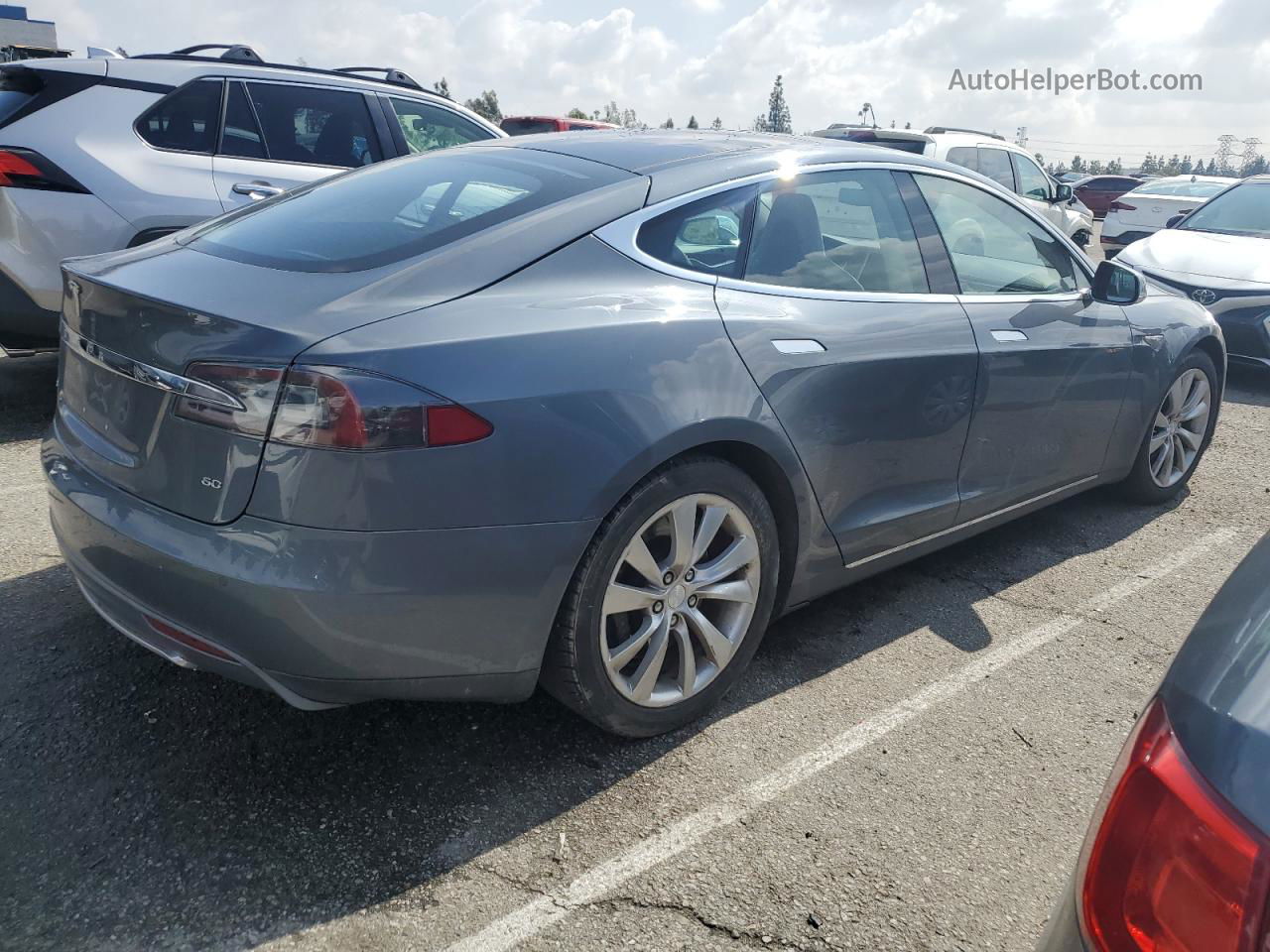 2013 Tesla Model S  Gray vin: 5YJSA1CG6DFP21130