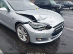 2013 Tesla Model S Silver vin: 5YJSA1CG6DFP24822