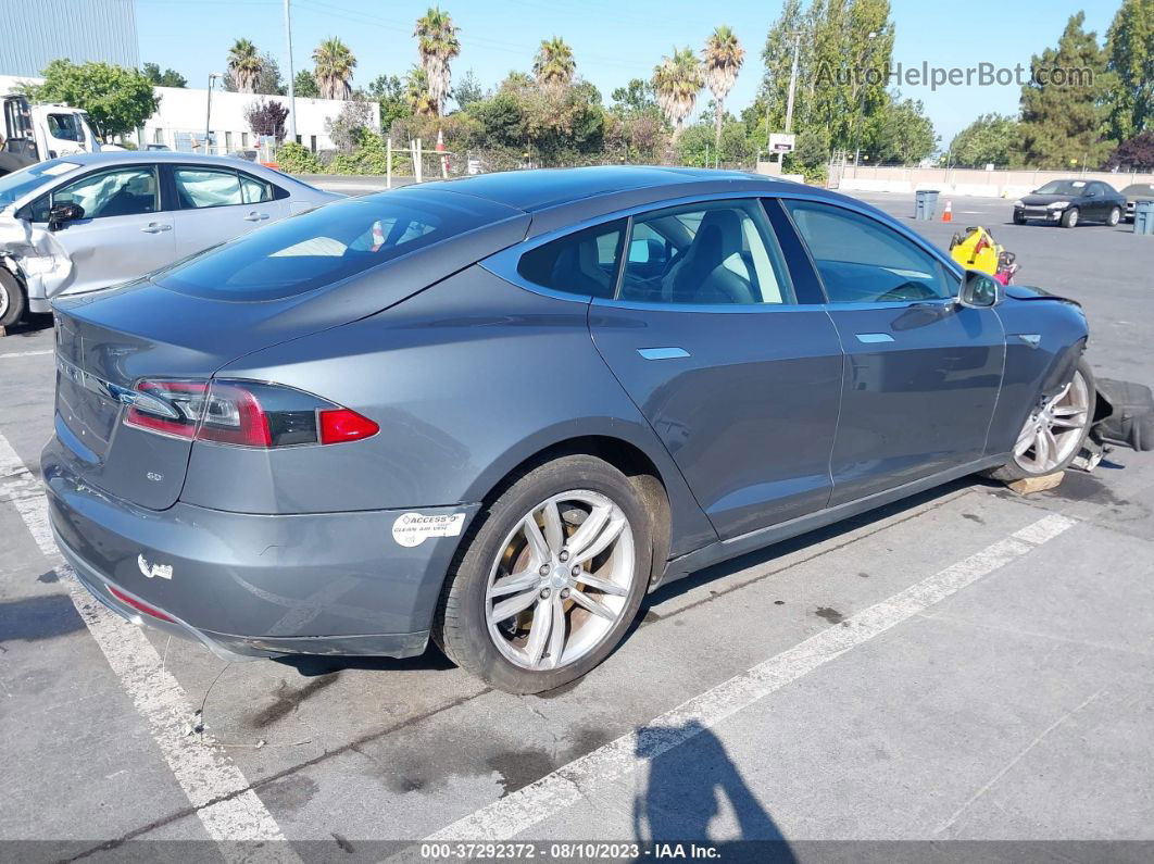 2013 Tesla Model S   Gray vin: 5YJSA1CG7DFP09245