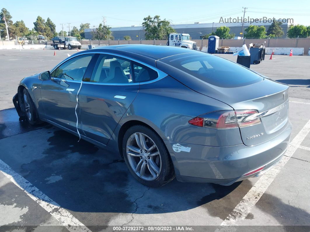 2013 Tesla Model S   Gray vin: 5YJSA1CG7DFP09245