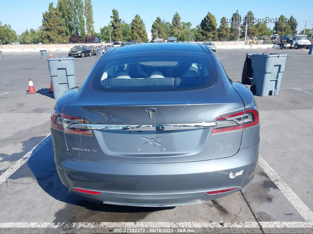 2013 Tesla Model S   Gray vin: 5YJSA1CG7DFP09245