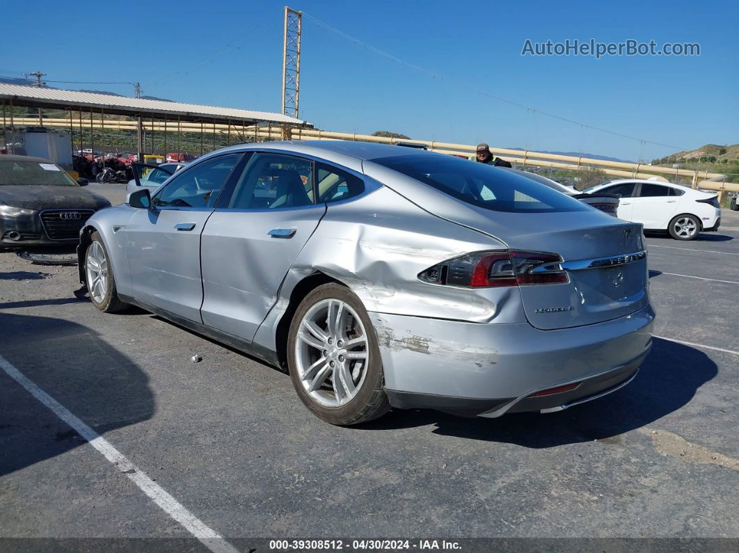 2013 Tesla Model S Silver vin: 5YJSA1CG9DFP24443