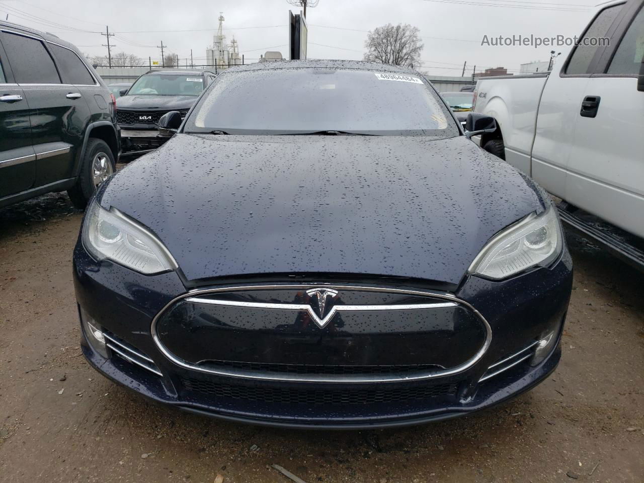 2013 Tesla Model S  Синий vin: 5YJSA1CGXDFP03827