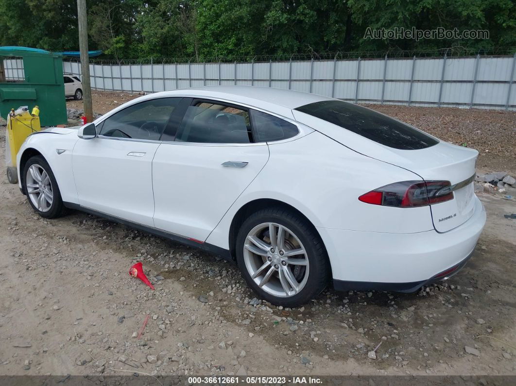 2013 Tesla Model S   White vin: 5YJSA1CGXDFP17291