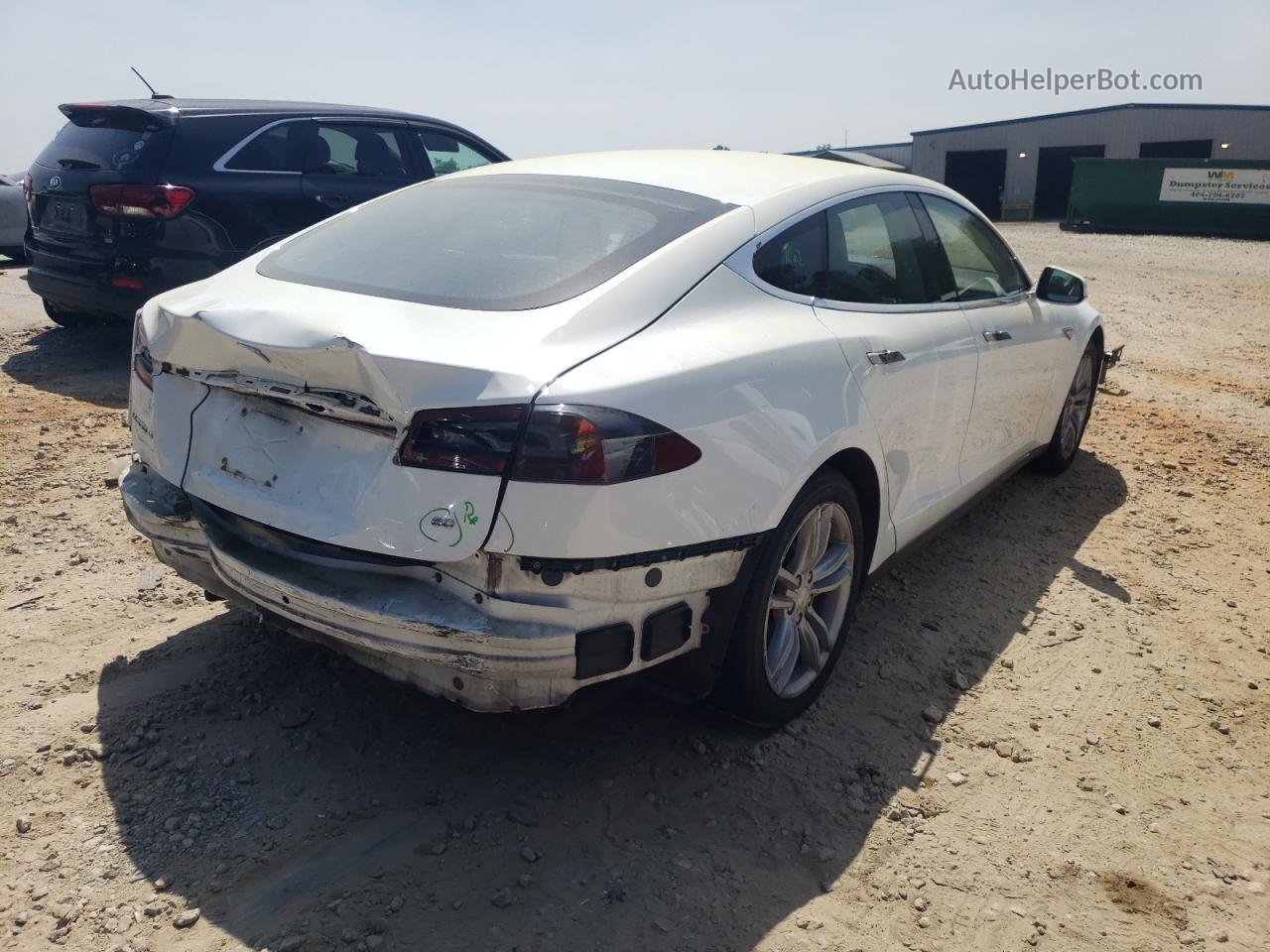 2013 Tesla Model S  White vin: 5YJSA1CGXDFP25892