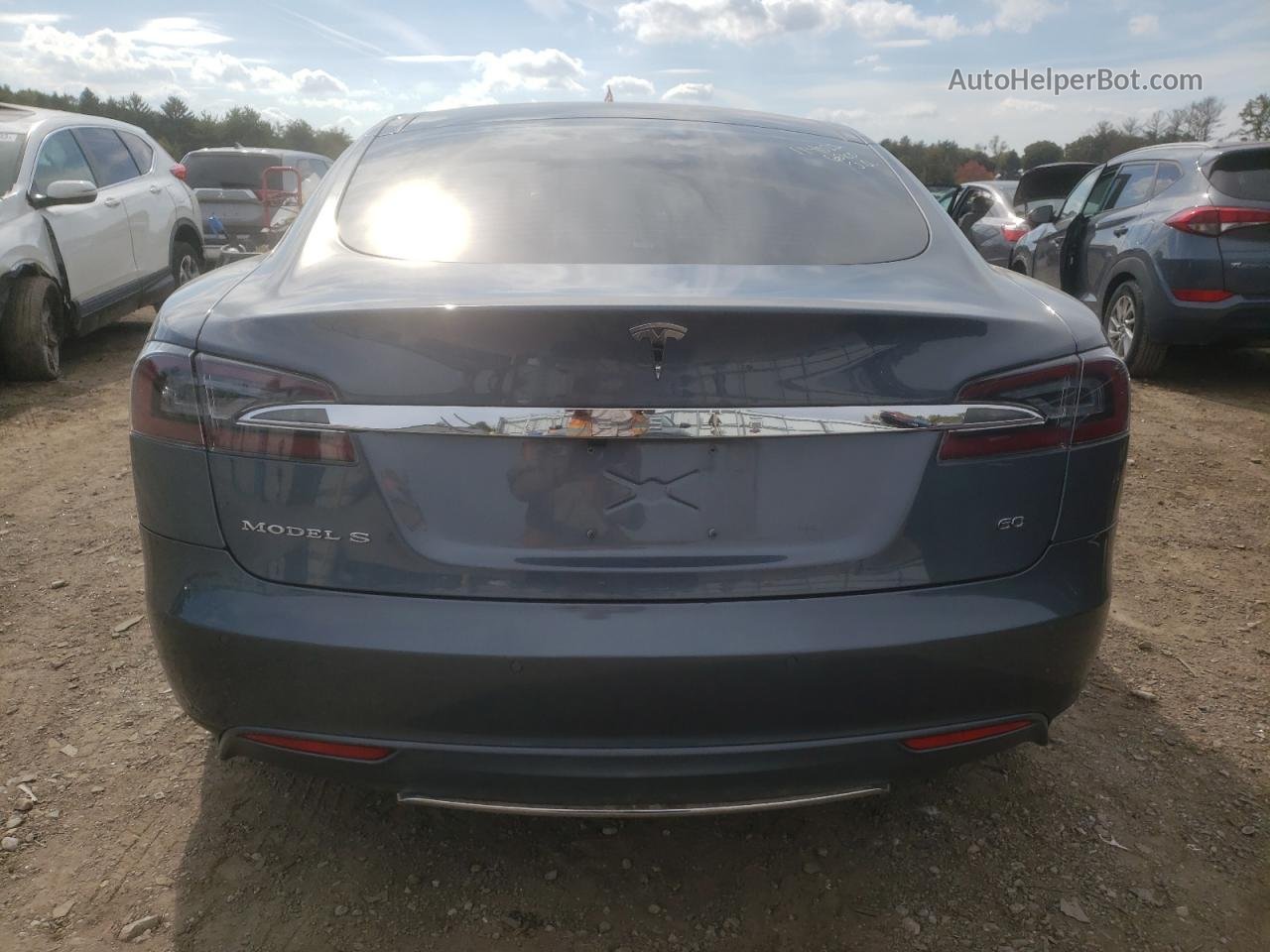 2013 Tesla Model S  Gray vin: 5YJSA1CGXDFP27299