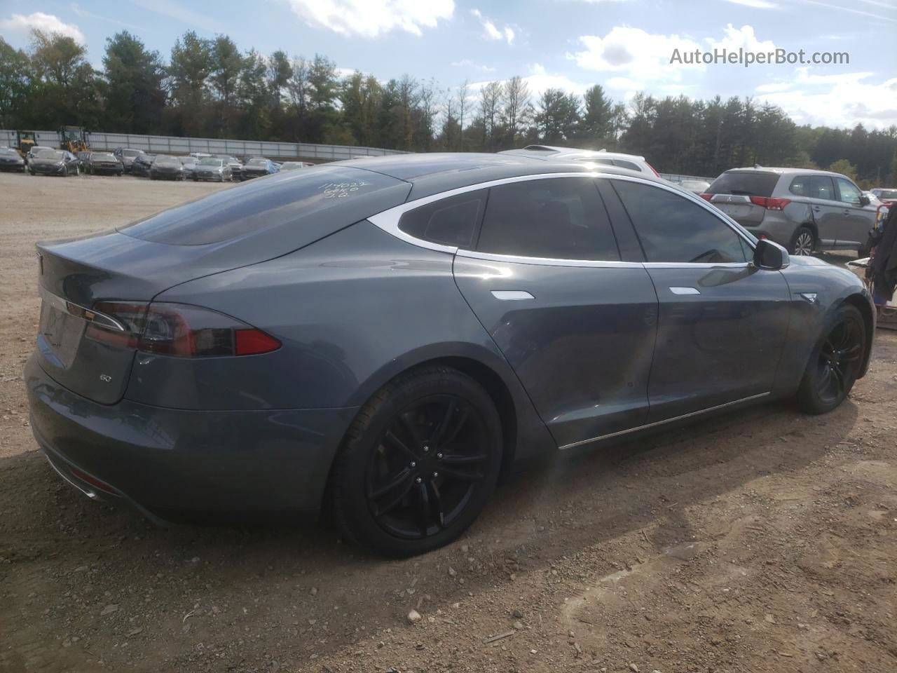 2013 Tesla Model S  Gray vin: 5YJSA1CGXDFP27299